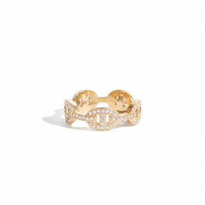 HERMÈS PIG NOSE FARANDOLE RING IN GOLD 
